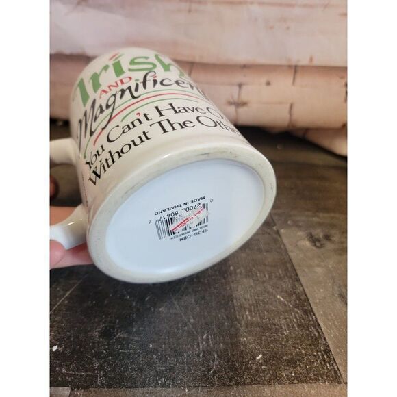 Peacock papers Irish and magnificent mug St Patrick's Day cup decor figure - Picture 4 of 7